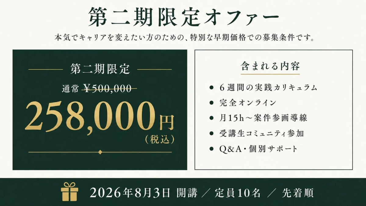 第二期限定オファー