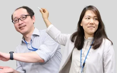 須田佑介講師と夏苅美貴子講師