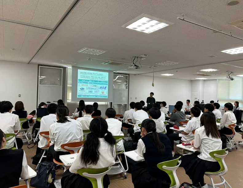 教室でのプレゼンテーション