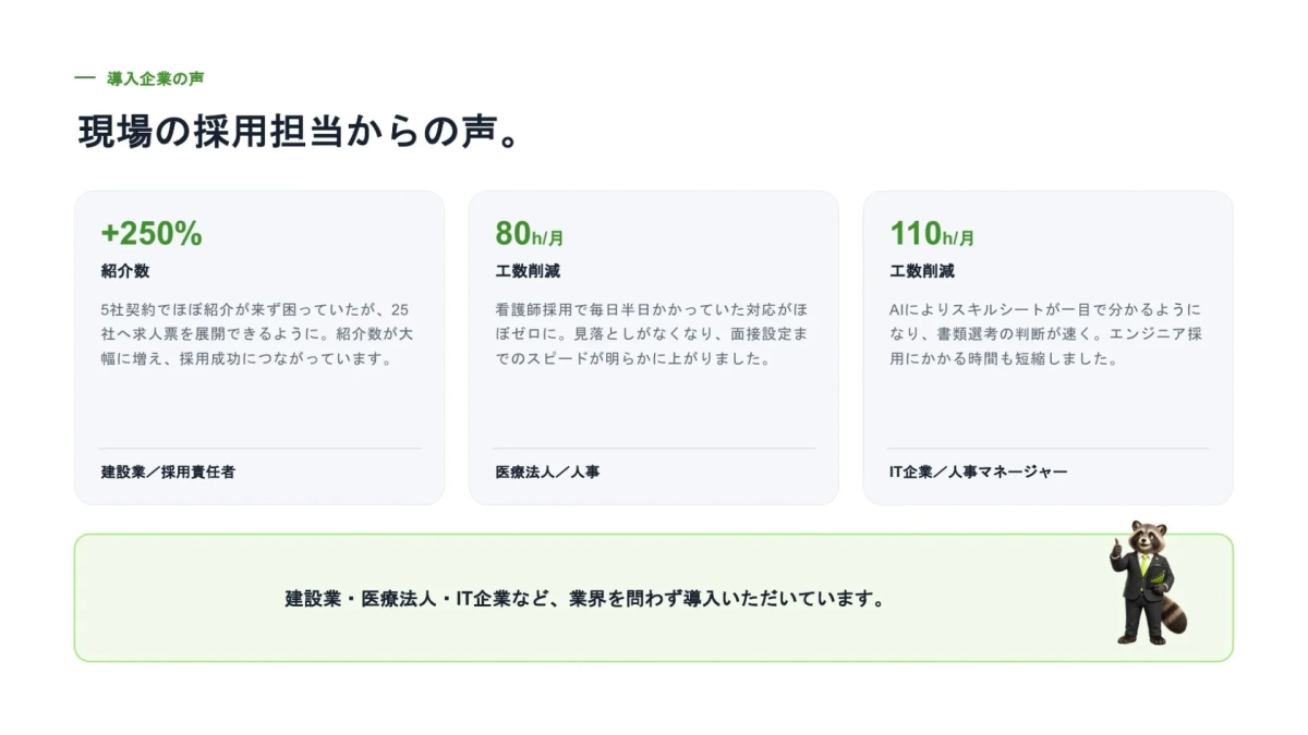 導入企業の声