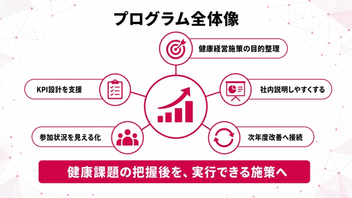 健康経営プログラムの全体像