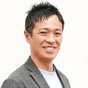 男性笑顔