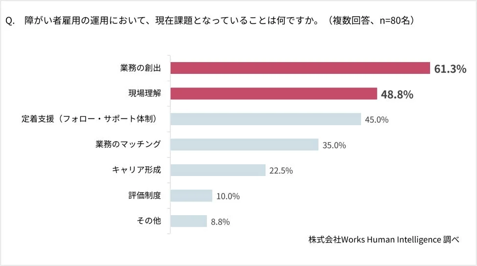 障がい者雇用の運用課題