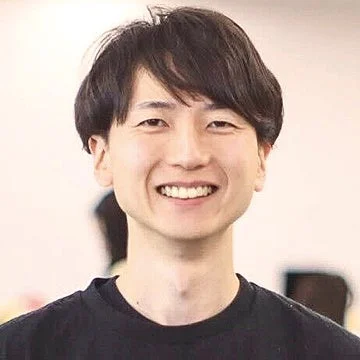 男性笑顔