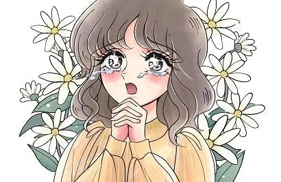 泣いている少女