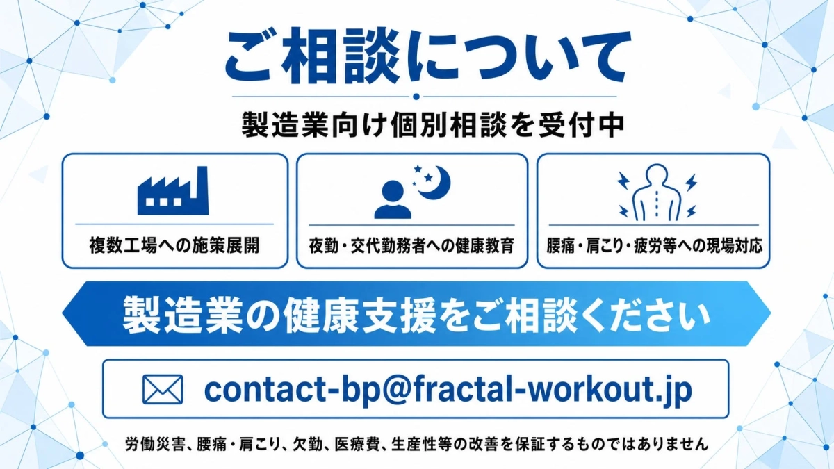 製造業向け個別相談