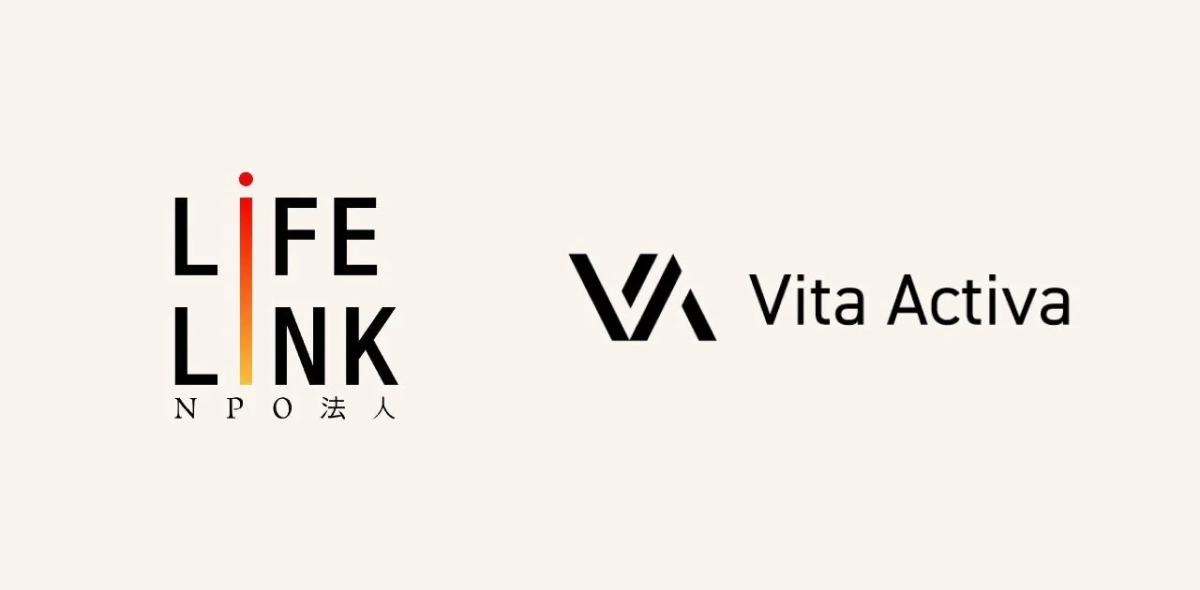 NPO法人LIFE LINKとVita Activaのロゴ