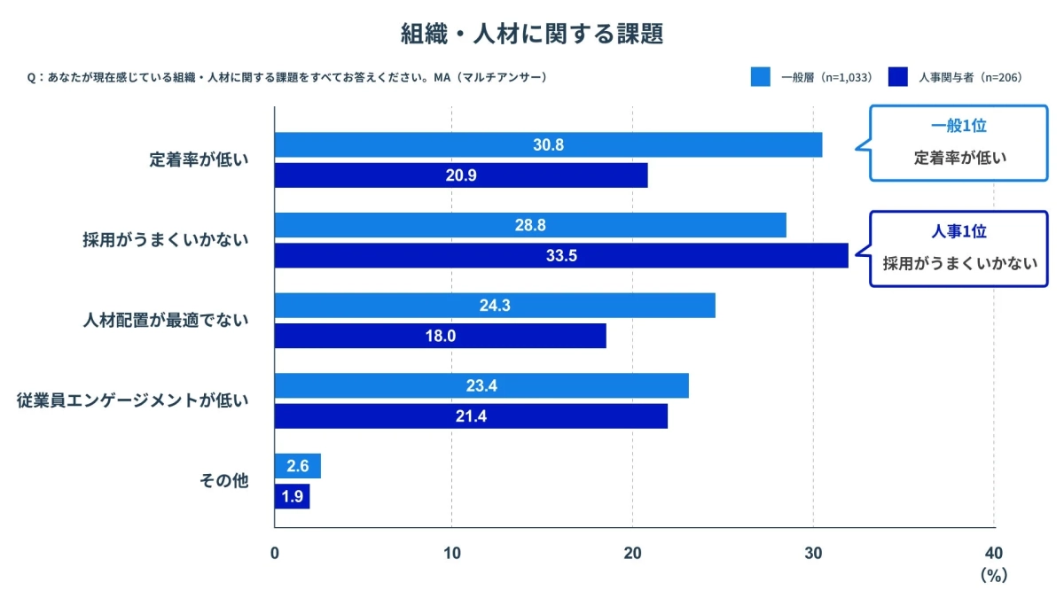 組織・人材に関する課題