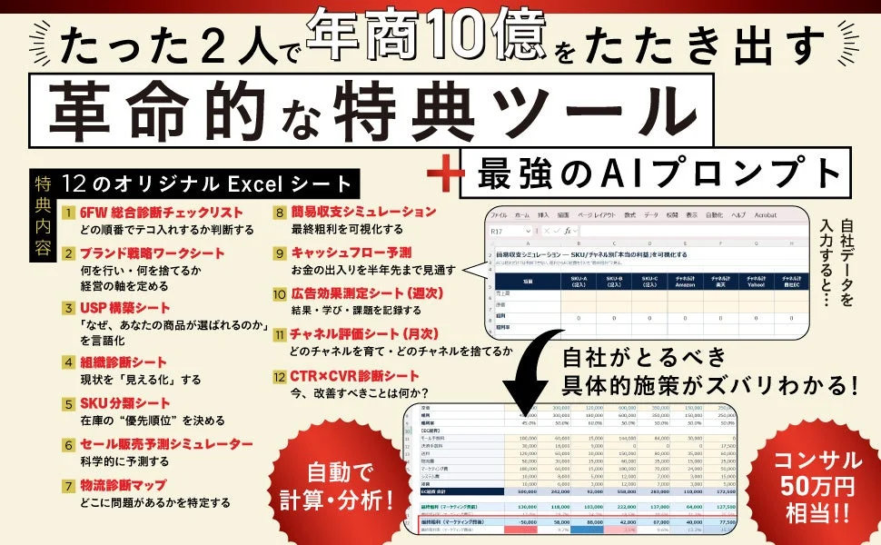 革命的な特典ツール