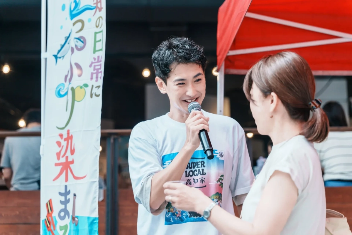 イベントで会話するしばっちさん