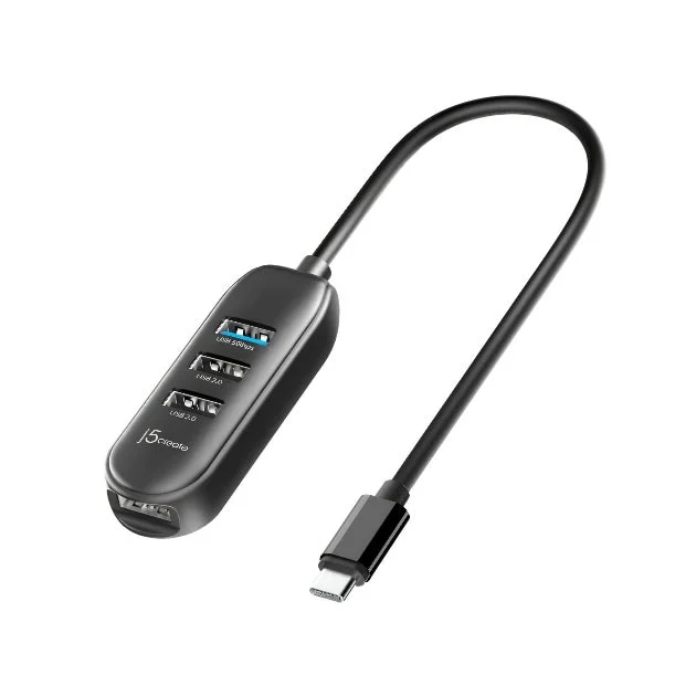 USB-C 4 in 1 4ポートハブ「JCH3410」