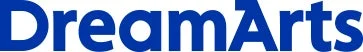 「DreamArts」という文字が青色の太字で描かれたロゴ画像です。白背景に文字が大きく表示されています。