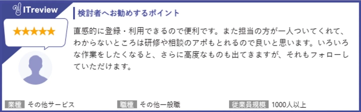 ITreviewでのロボパットAIのレビュー（その他サービス）
